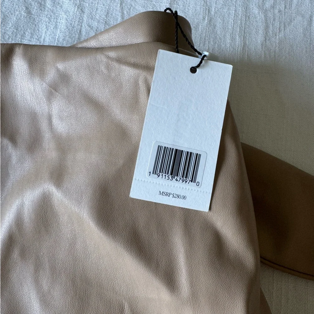 NWT Jason Wu Faux leather mini skirt - Picture 4 of 4